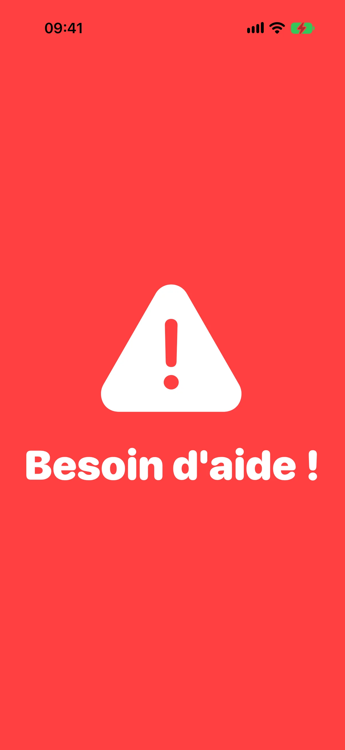 L'alerte d'urgence