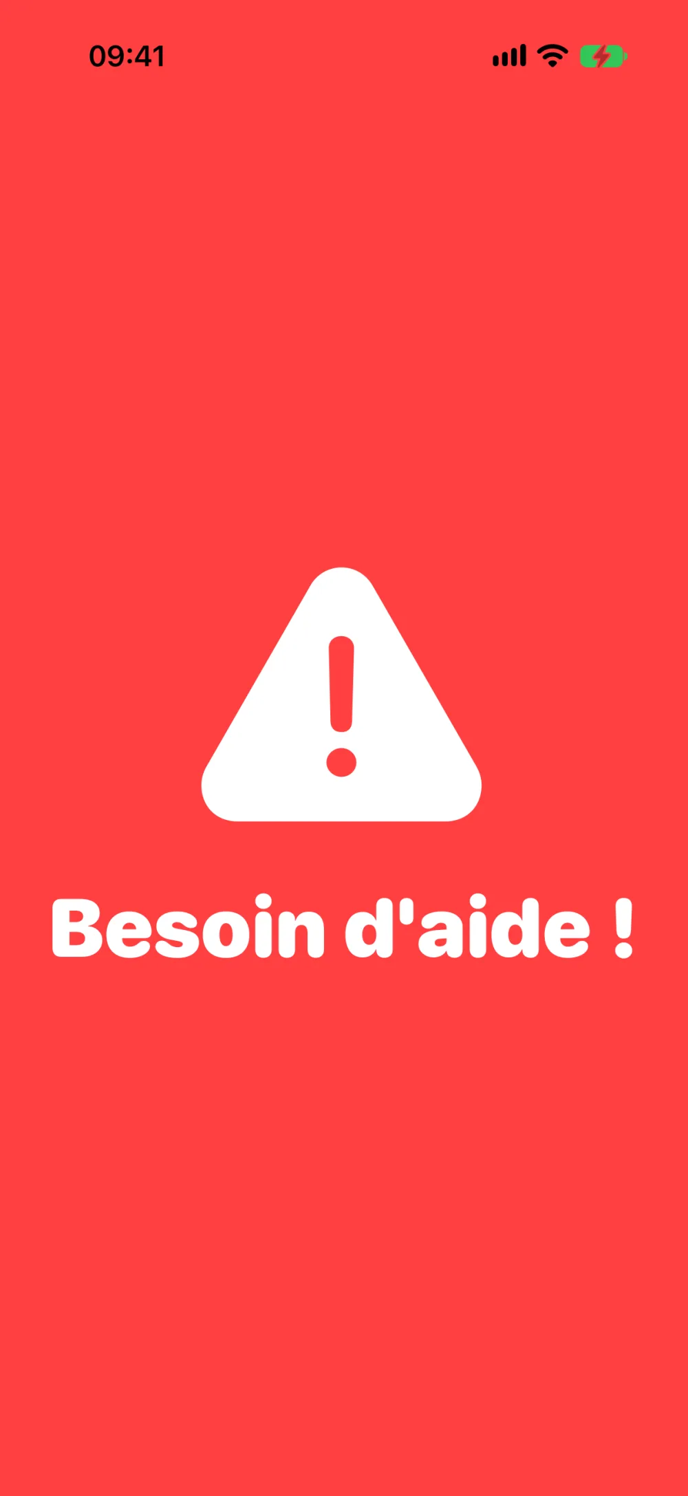 L'alerte d'urgence