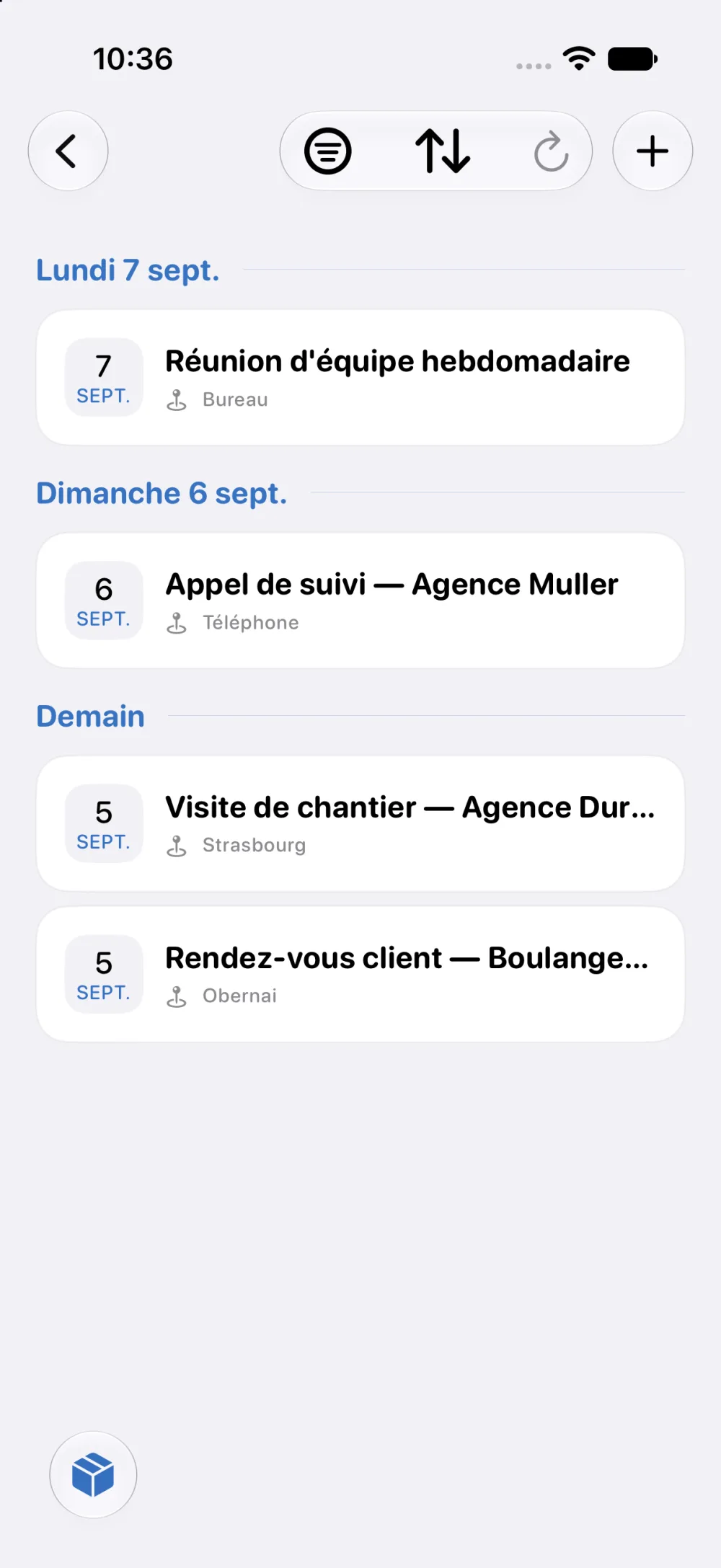 L'agenda