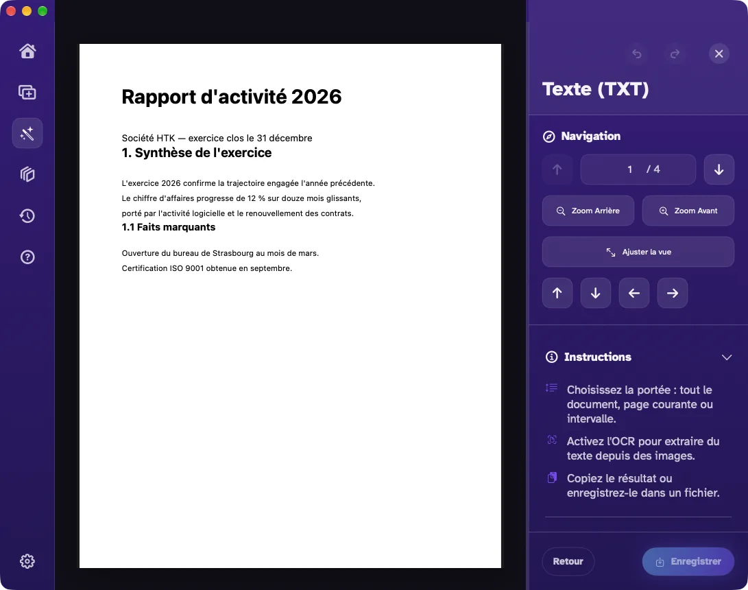 L'extraction de texte