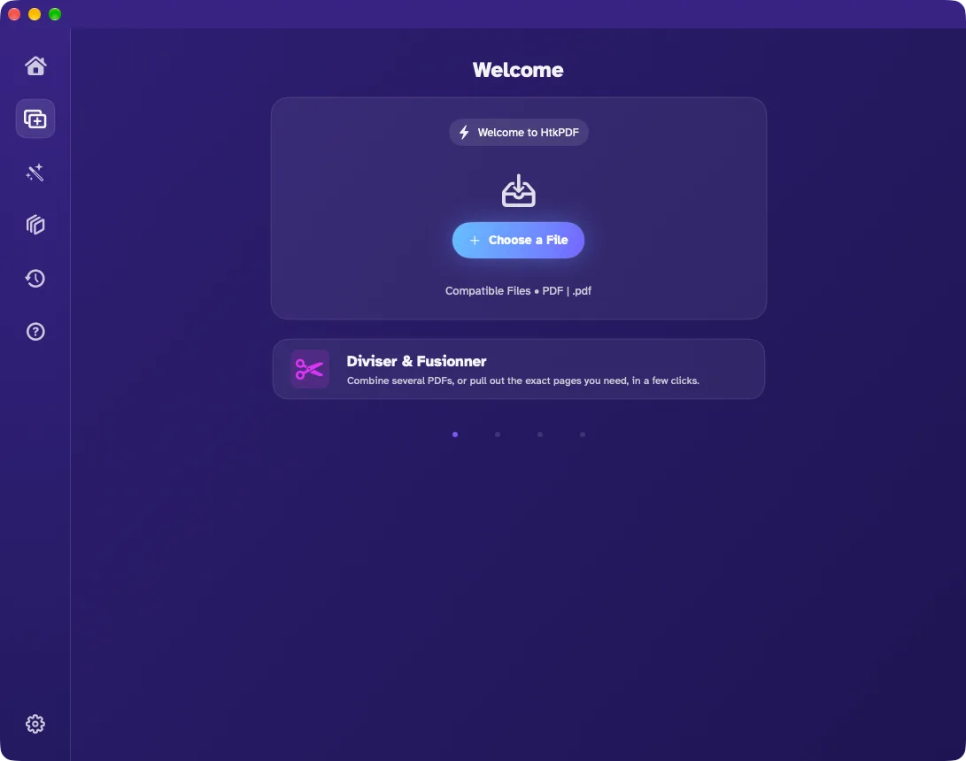 The document opening screen