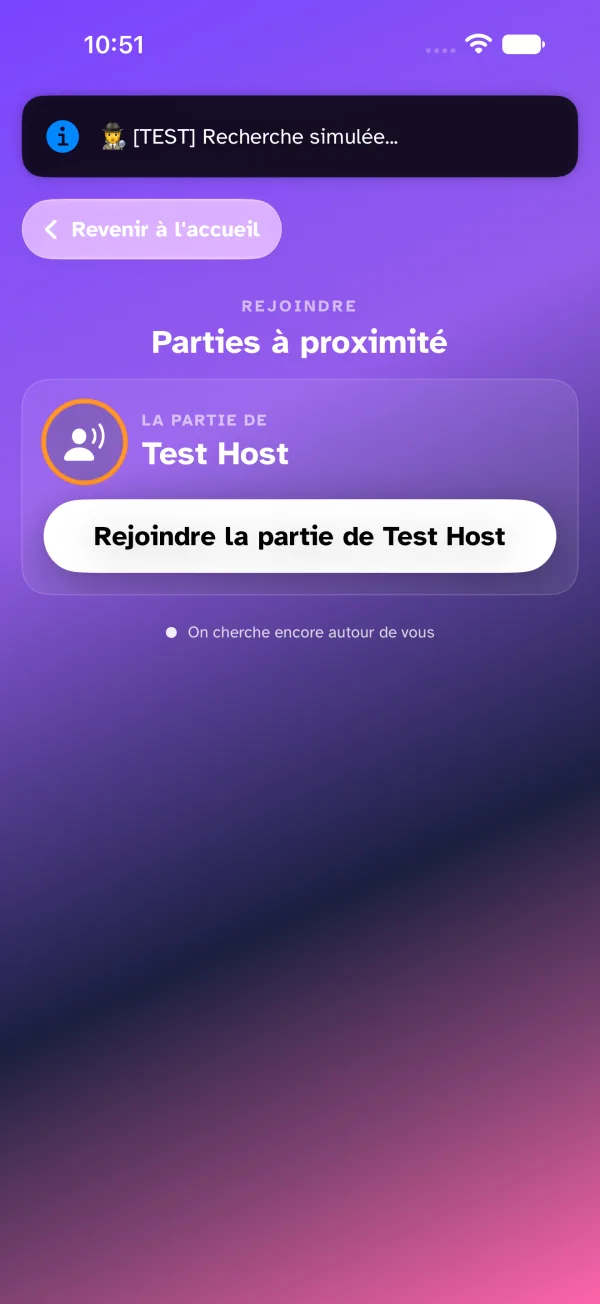 La partie trouvée
