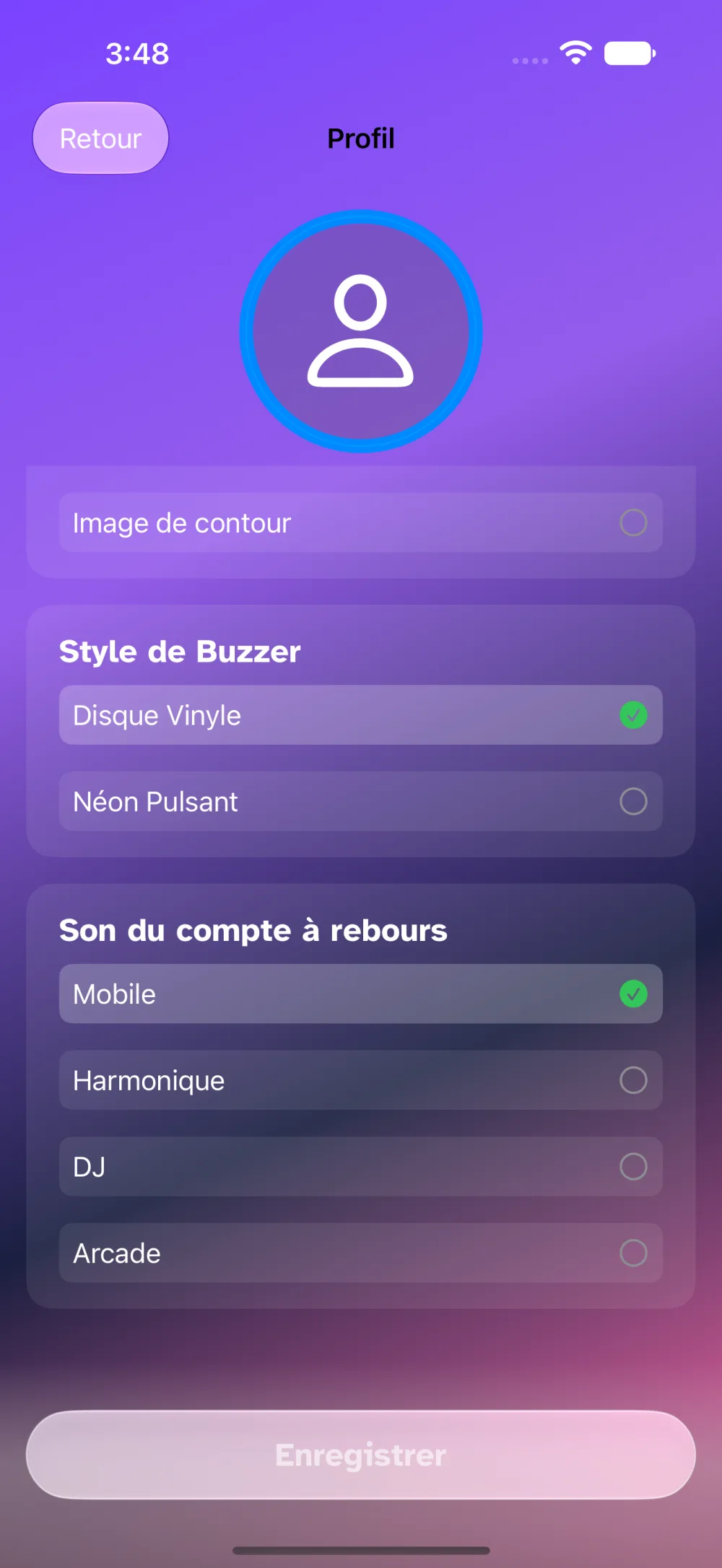 Le style de buzzer