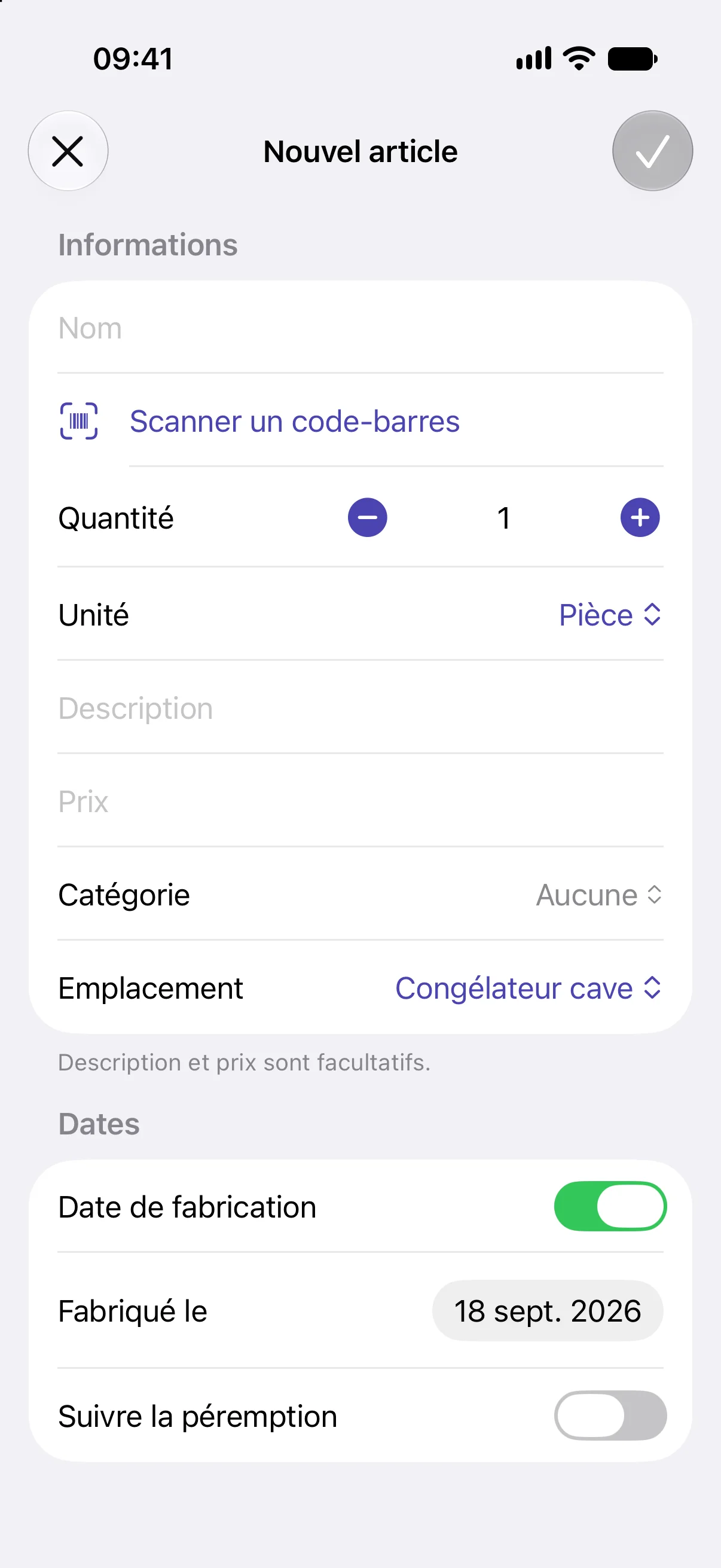 Ajouter un article