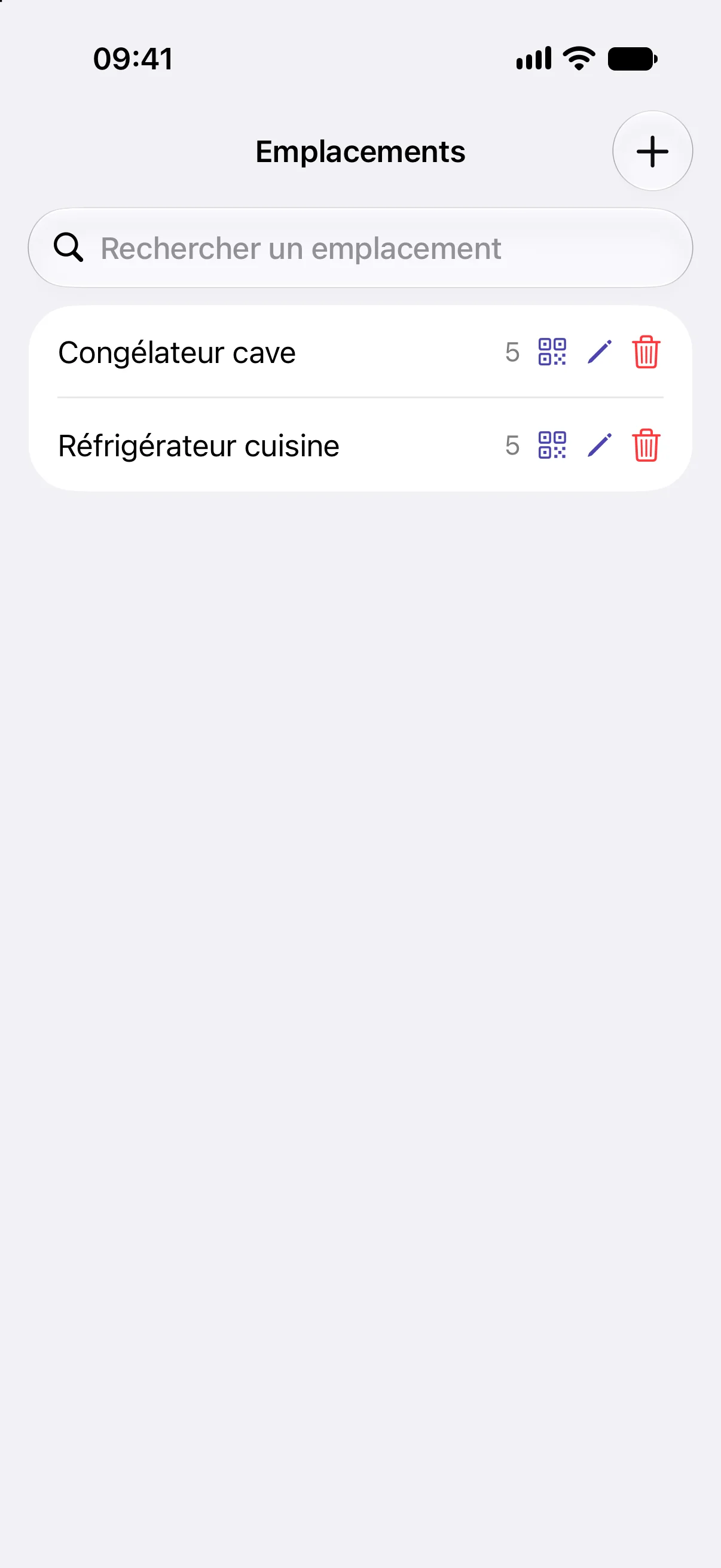 Options › Emplacements